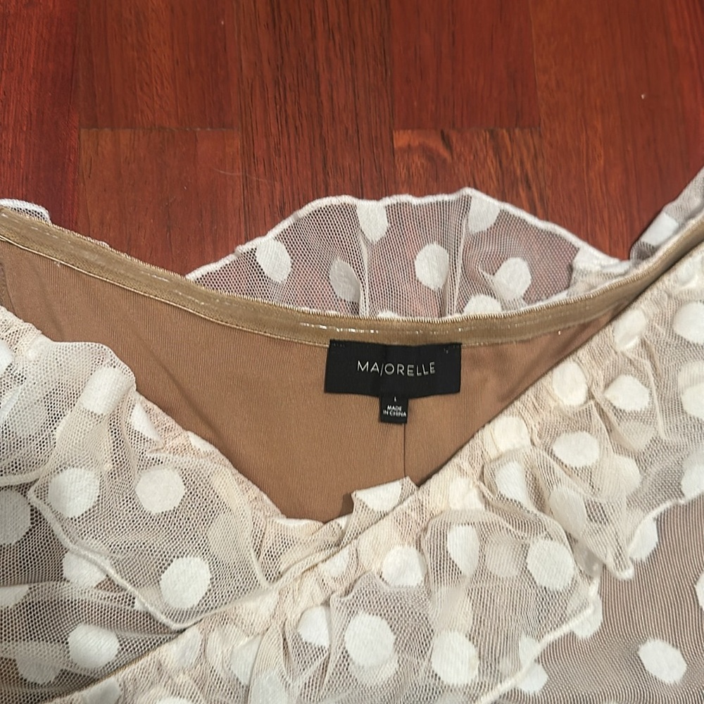 MAJORELLE Bandit Dress in White - Picture 6 of 6